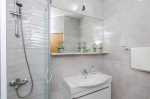 Koupelna v ubytování Villa Brasina