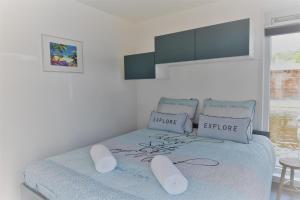 Postel nebo postele na pokoji v ubytování Boatlodge, Anegada