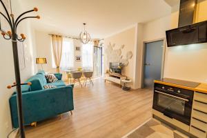 Kuchyňa alebo kuchynka v ubytovaní Apartament przy Wyspie Młyńskiej