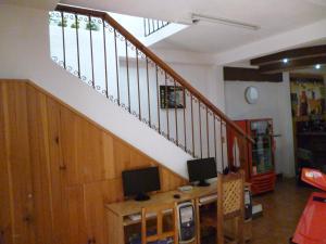 TV a/nebo společenská místnost v ubytování Hotel San Martin