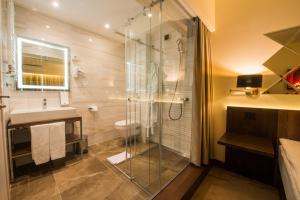 Baðherbergi á Hotel Spa Grad
