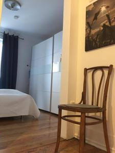 Postel nebo postele na pokoji v ubytování Ferienwohnung West