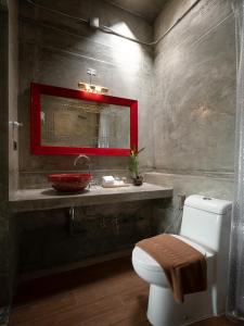 Koupelna v ubytování Kasayapi Hotel