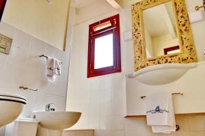 Koupelna v ubytování Porto Antigo Hotel BB