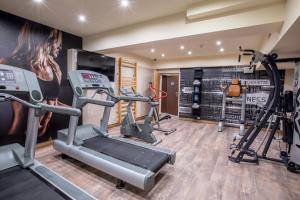 Fitness centrum a/nebo fitness zařízení v ubytování Park Hotel Diament Wroclaw