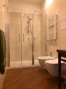 Koupelna v ubytování All'Angolo B&B