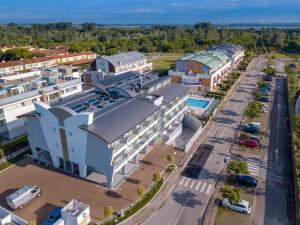 an aerial view of a building at Residenza Turistica Alberghiera Blue Marine in Bibione