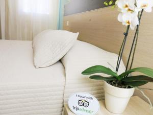A bed or beds in a room at Residence Amarein