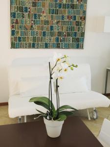 A seating area at Residence Amarein