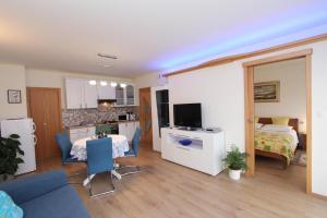 TV a/nebo společenská místnost v ubytování Apartments Daria