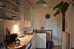 A kitchen or kitchenette at Gellért Hill Apartment
