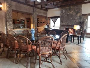 Kuchyň nebo kuchyňský kout v ubytování Hotel Quinta Mision