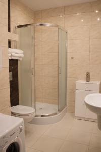 Kúpeľňa v ubytovaní Apartament Perłowy z balkonem- Dream Apart + 13 fotografií