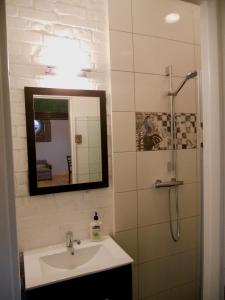 Koupelna v ubytování Apartament Katowice - Nikiszowiec