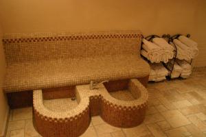 A seating area at Gasthof Burkert