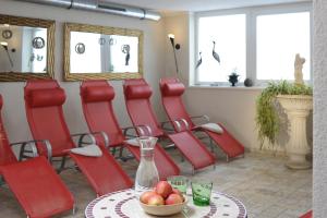 A seating area at Gasthof Burkert