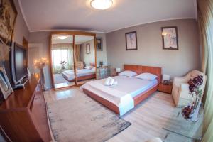 Ένα ή περισσότερα κρεβάτια σε δωμάτιο στο Dream Residence romantic