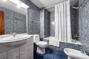 Phòng tắm tại Apartament les Terrasses