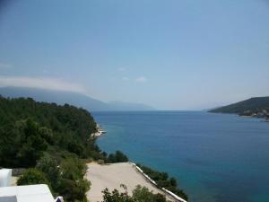a view of a large body of water at Nicolas Rooms in Fiskardo