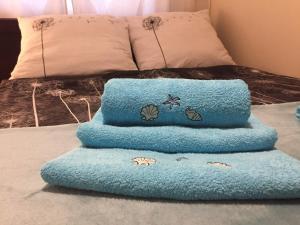 Posteľ alebo postele v izbe v ubytovaní Apartament Centrum Park