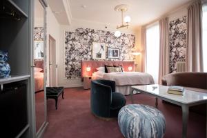 Posezení v ubytování The Vault Hotel, WorldHotels Crafted
