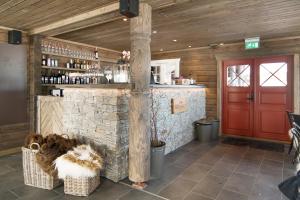 Loungen eller baren på Blefjell Lodge