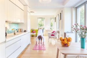 Posezení v ubytování Apartamenty Bałtycka by Noclegi Renters