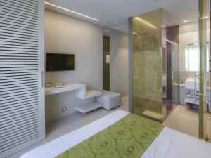 Koupelna v ubytování Hotel Nettuno