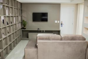 TV a/nebo společenská místnost v ubytování HOTEL HPR