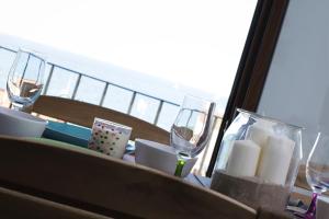 Napoje w obiekcie La Vila Feliz, gemütliche private Duplex-Ferienwohnung im typischen Fischerhaus mit fantastischem Meerblick