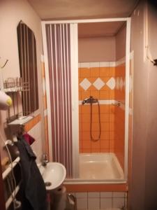 Koupelna v ubytování Apartmán Dvorečná