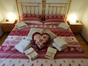 Кровать или кровати в номере Casa a piè di pista