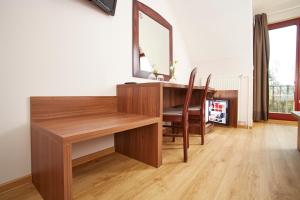 TV a/nebo společenská místnost v ubytování Hotel Delalut