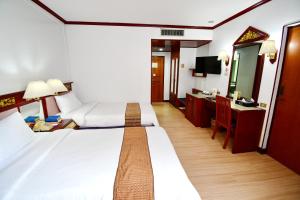 Sjónvarps- og/eða afþreyingartæki á Wangcome Hotel