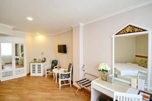Sjónvarps- og/eða afþreyingartæki á Wangcome Hotel