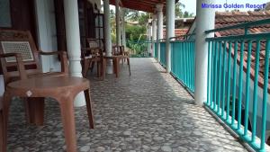 Balkón nebo terasa v ubytování Mirissa Golden Resort