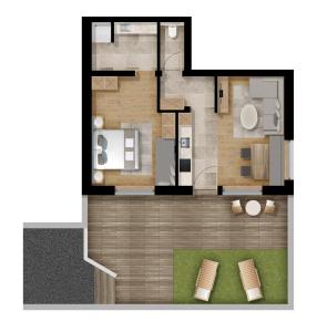 Kuchnia lub aneks kuchenny w obiekcie Easy Living Apartment Ötztal