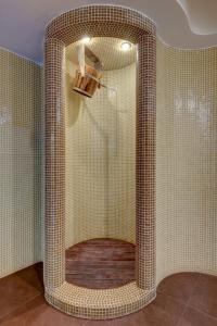 Koupelna v ubytování Shiroka Laka Hotel