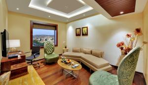 A seating area at The Fern Residency, Jaipur