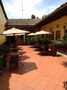 Restaurace v ubytování Posada de la Salud