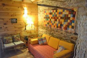 Posezení v ubytování La Casa Del Teix