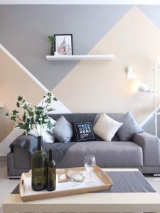 Χώρος καθιστικού στο Cozy Studio @ Seri Kembangan