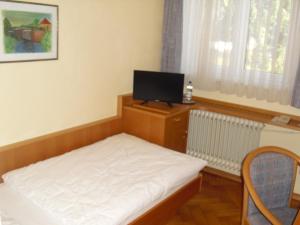 TV a/nebo společenská místnost v ubytování Gasthaus zur Schnecke Kandern