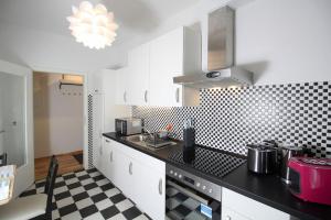 Кухня или мини-кухня в Schiller-Quartier 15
