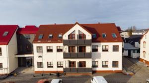 Budova, kde se aparthotel nachází