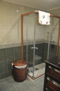 Koupelna v ubytování LA CASA AZUL DE LAS CALDAS