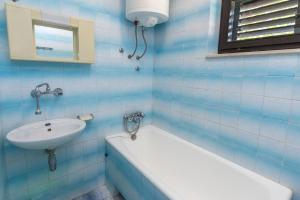 Koupelna v ubytování Apartments Matejka I