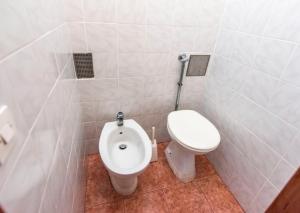 Koupelna v ubytování Apartments Matejka I