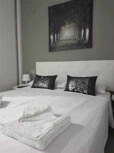 Una cama o camas en una habitación de Apartments Lamar Homes PL002