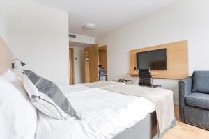 Μια τηλεόραση ή/και κέντρο ψυχαγωγίας στο Hotel Spekeröd